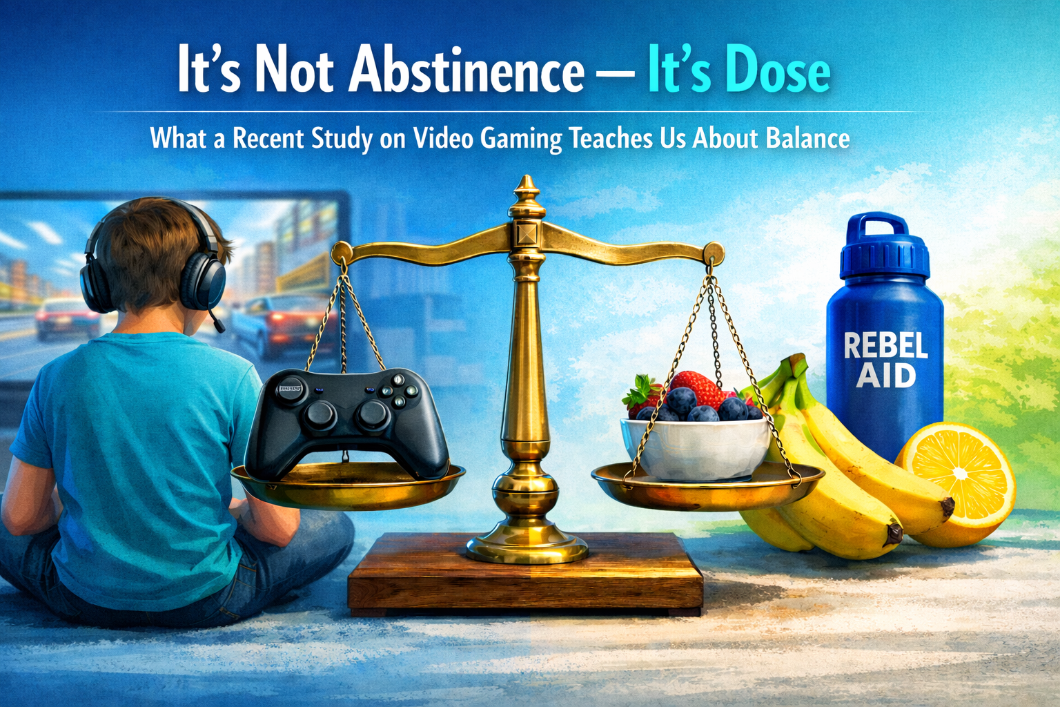 It’s Not Abstinence — It’s Dose: What a Recent Study on Video Gaming Teaches Us About Balance