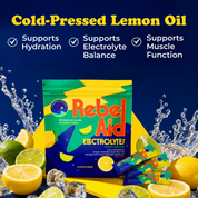 Rebel Aid Lemon/Lime Electrolyte Drink Powder (14 sticks)