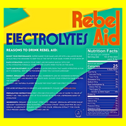 Rebel Aid Lemon/Lime Electrolyte Drink Powder (14 sticks)